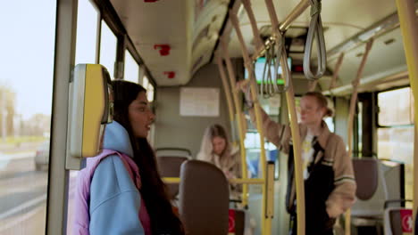 ticket machine in the bus