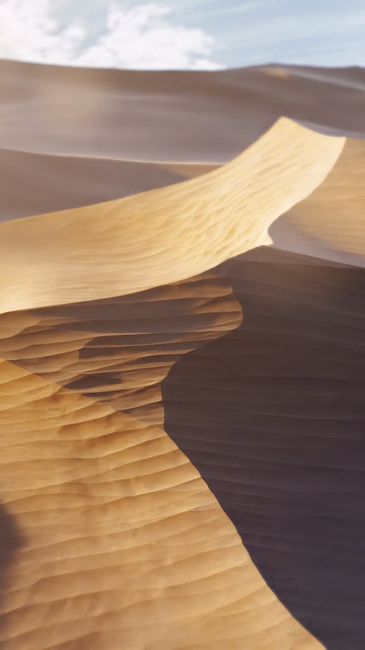 Stunning Sand Dunes in the Desert