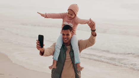 selfie, playful and a father