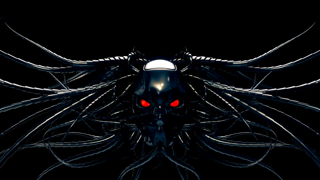 el bucle de la cabeza de cyborg vj