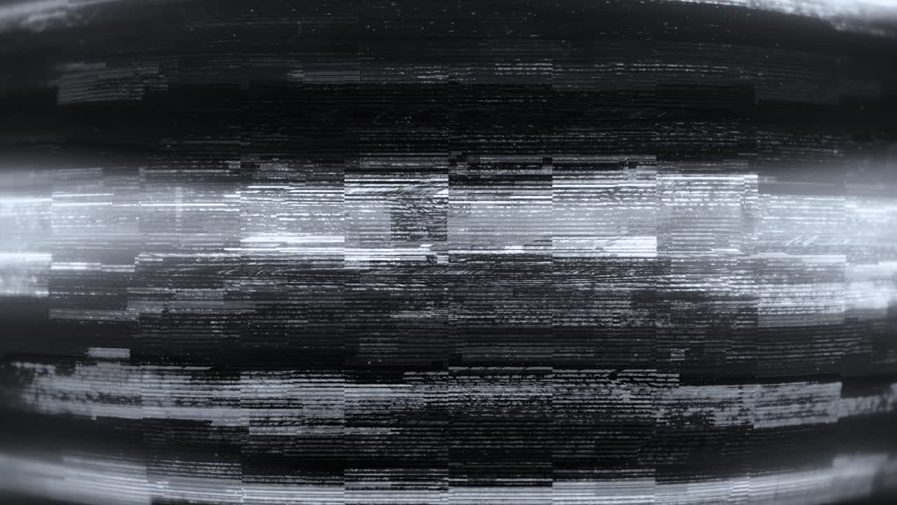 Sfondo astratto con glitch digitale e rumore statico
