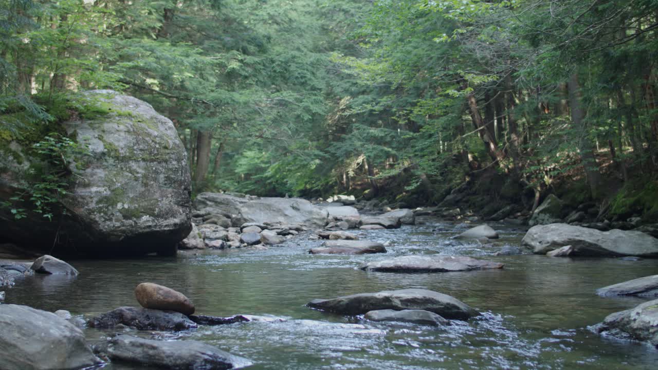 볼더 정적이 있는 마운틴 브룩