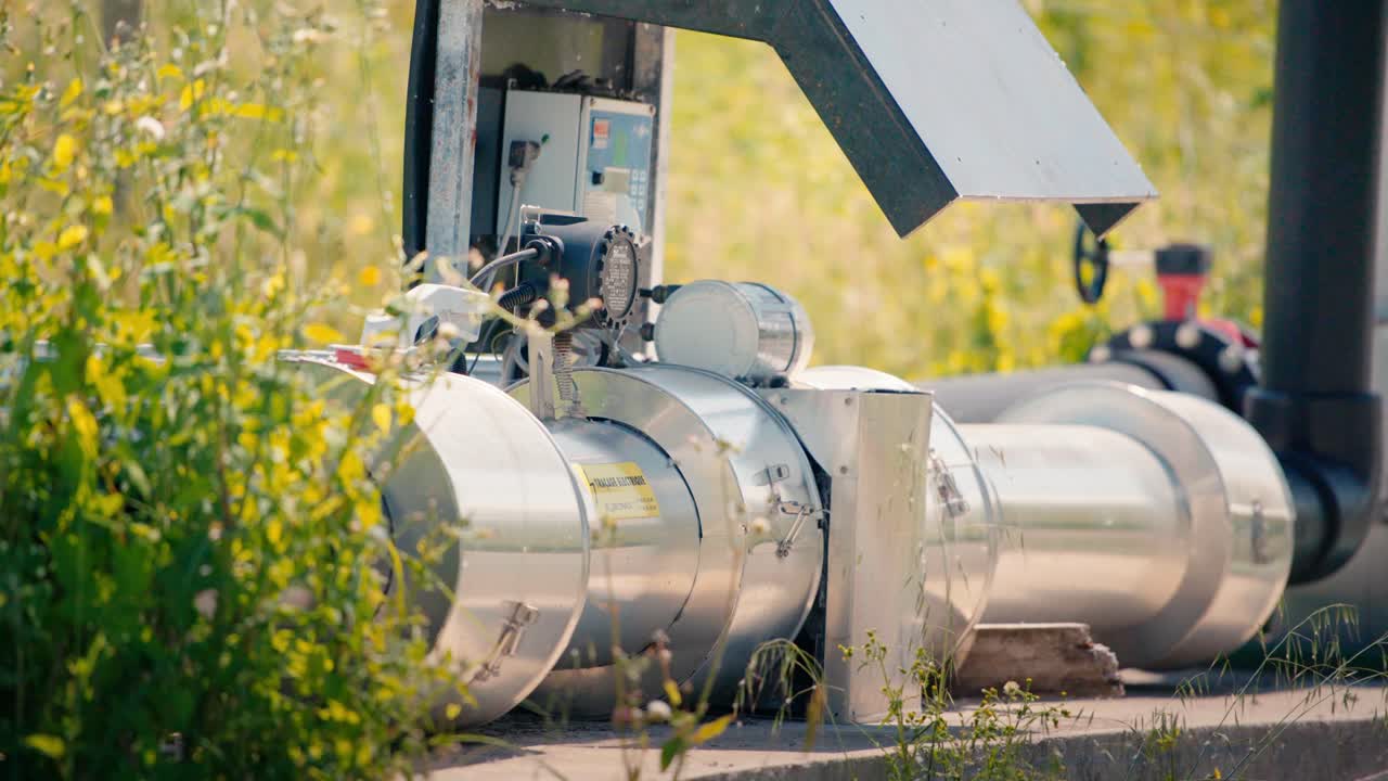 압력을 조절하기 위해 나노미터를 가진 외부 가스 파이프