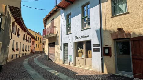 charming italian village with colorful buildings