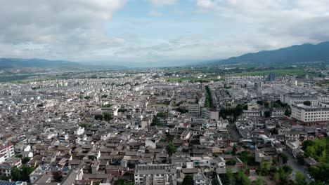 buildings and landscapes in weishan, yunnan, china.