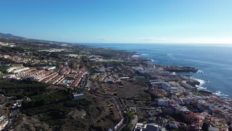 Küste-Von-Teneriffa-Im-Süden,-Costa-Adeje-Auf-Den-Kanarischen-Inseln,-Spanien,-Per-Luftdrohne