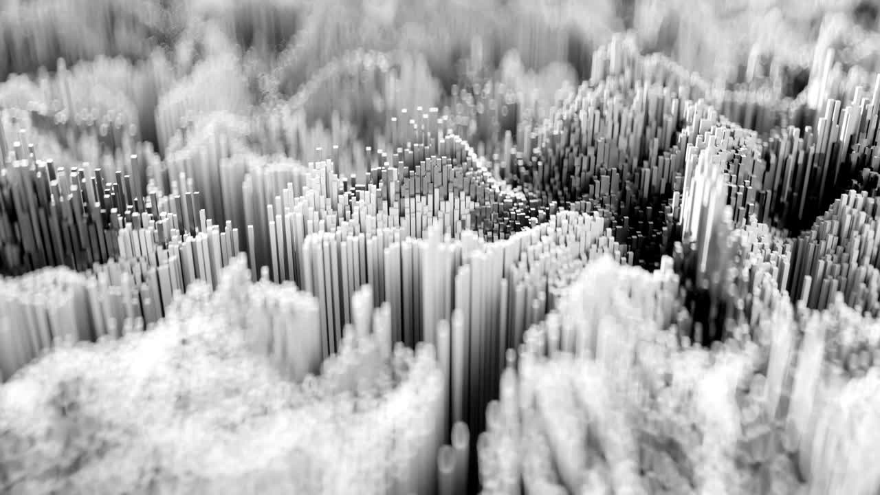 la forma de onda topográfica abstracta de 4k.