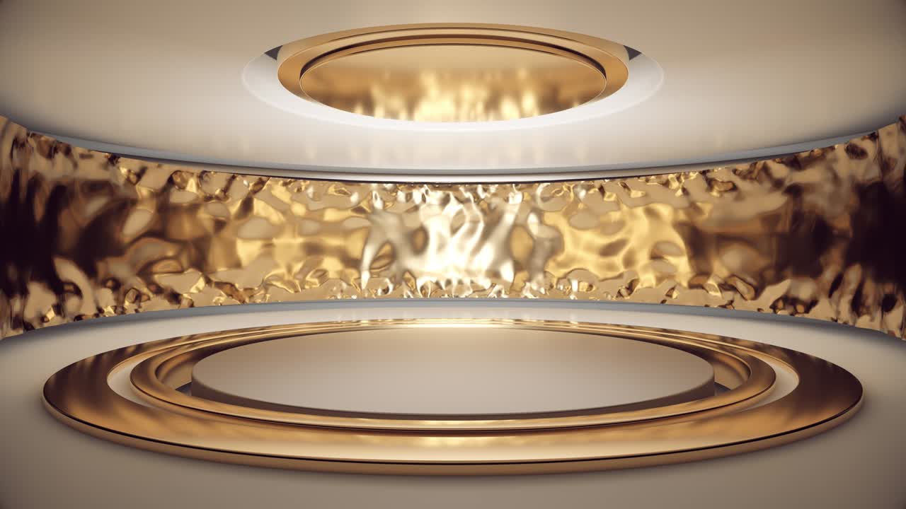 포디움과 추상적인 색 배경으로 제품 장면 3d 애니메이션 제품 디스플레이 스탠드, 쇼케이스 루프 애니메이션