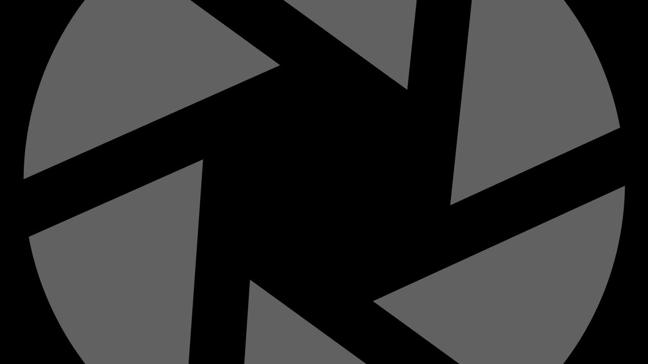 Graphic drawing in black and white with stroboscopic and hypnotic effect, while it rotates clockwise and increases in size.