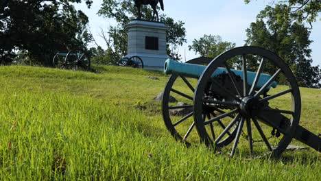 Kanonen-Auf-Dem-Friedhofshügel-In-Gettysburg