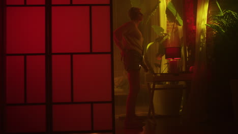 woman dancing in a night club