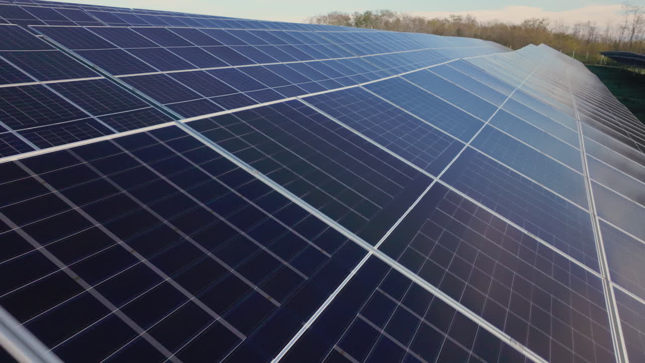 Matriz de painéis solares