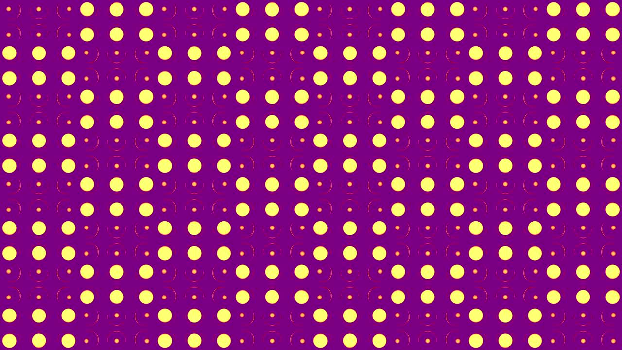 추상적인 보라색과 노란색 점 패턴