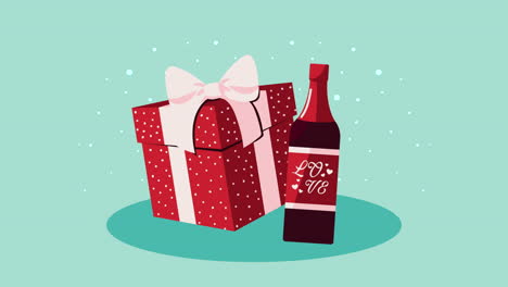 gift and bottle