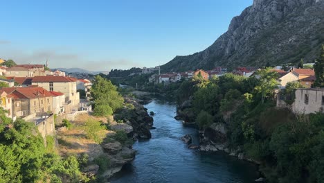mostar old town city bridge bosnia and herzegovina balkan balkans country stari most