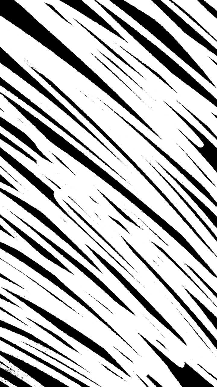 Abstract Hand-Drawn White Diagonal Lines on Black Background