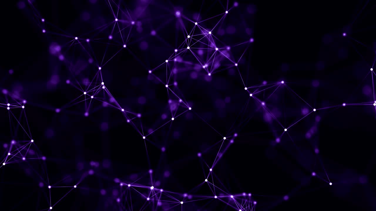 fondo geométrico de color de bucle abstracto con líneas y puntos