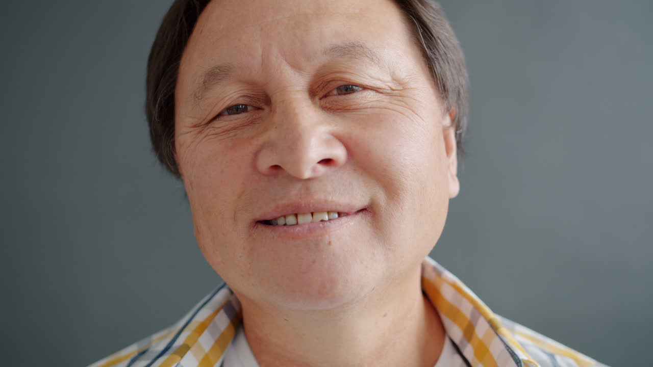 Portrait of a Smiling Asian Man
