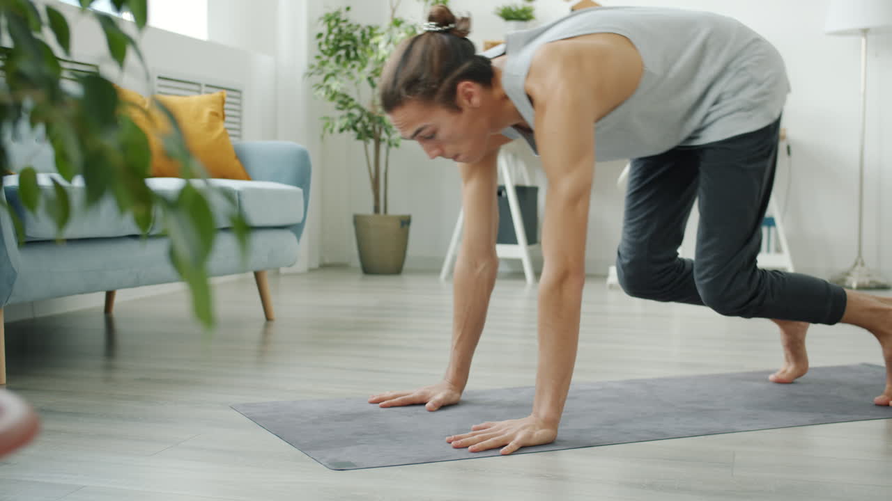 práctica del yoga en el hogar