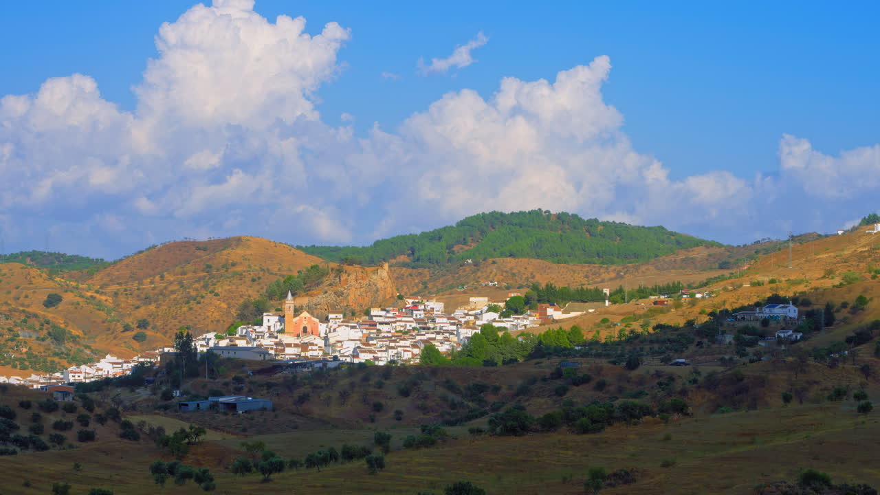 Countryside time lapse at Ardales, Andalusia, Spain
