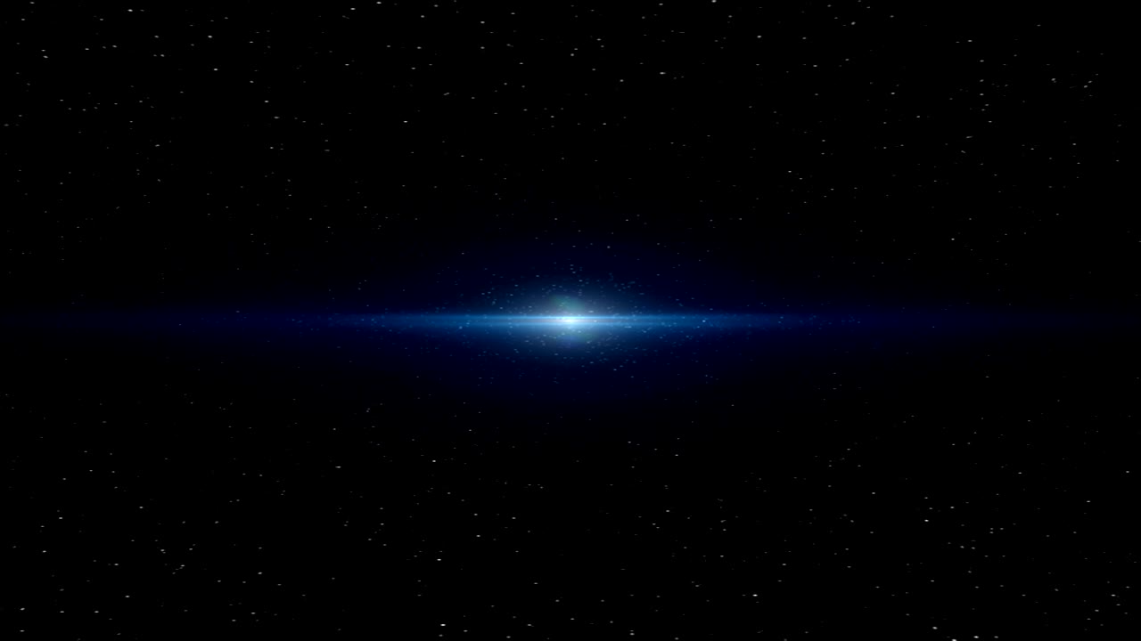 viajando por el espacio volando a través del campo estelar en el espacio exterior cielo nocturno renderización 3d