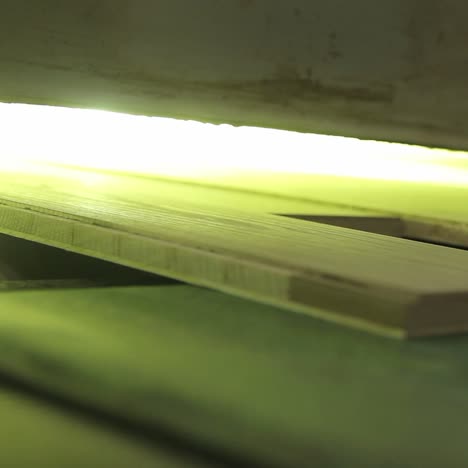 producción de parquet. fábrica industrial.