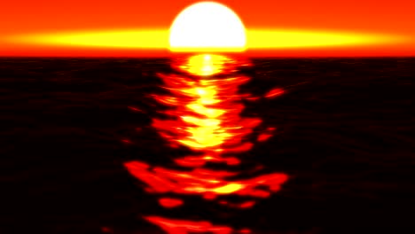 el océan al atardecer resumen 4k