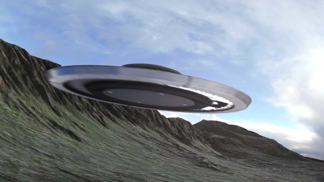 UFO in the mountains