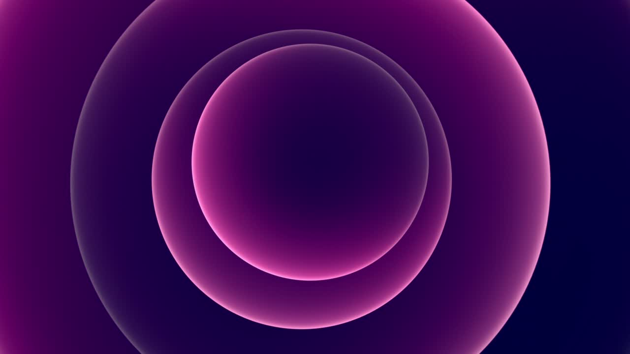 gráfico minimalista abstracto rosa y azul gradiente de luz anillos círculo vitrina plantilla de fondo