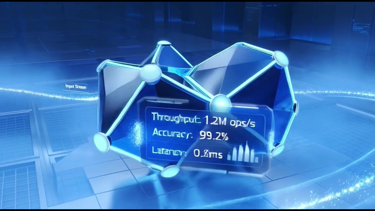 Abstract 3D Geometric Data Processing Visualization in Digital Environment