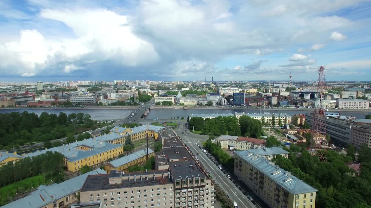 disparos desde el cuadrocóptero volador de la ciudad de san petersburgo. parte 5