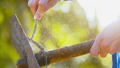 Dust particles, foreign objects, dirt, waste, cleared away, slow motion