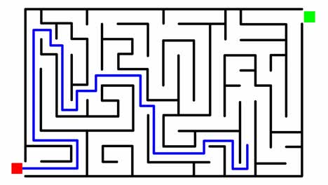 animation of a labyrinth