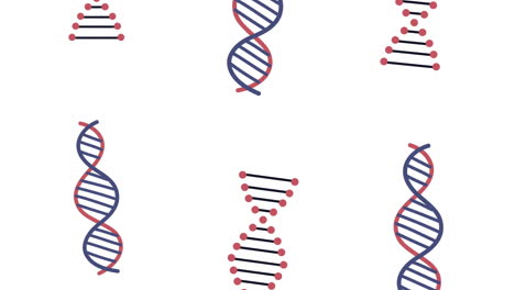 dna molecules pattern laboratory animated