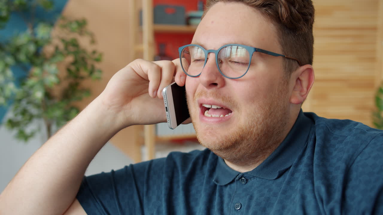 스마트 폰 이야기 남자