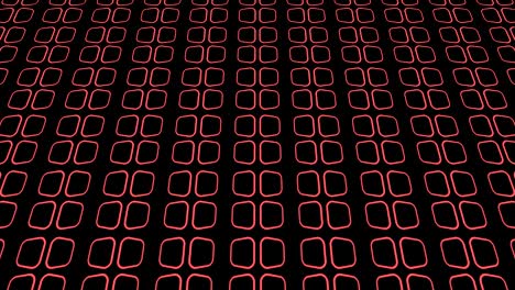 graphic video pattern with geometric figures that tilts up and moves.