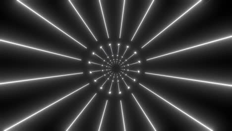 abstract neon tunnel visual effect