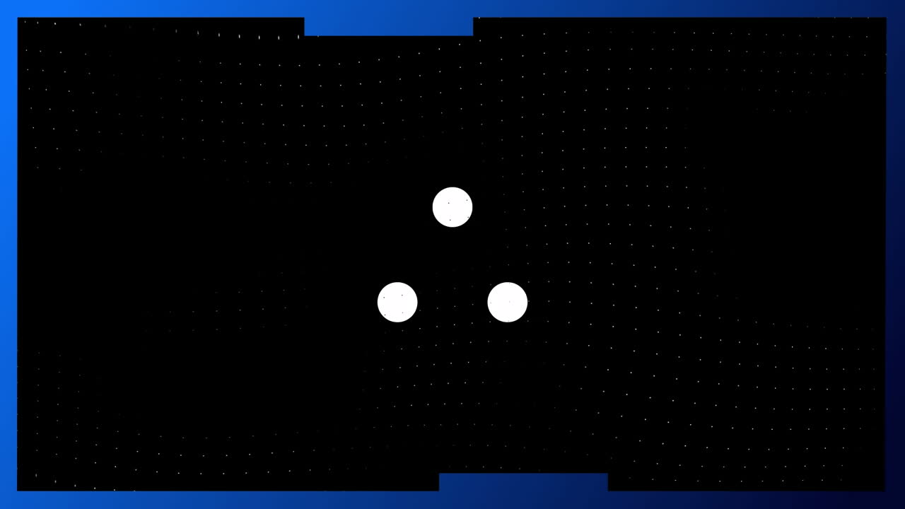 animación del anillo de carga de datos sobre un fondo negro