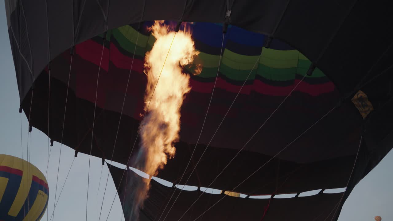 Hot Air Balloon Inflation