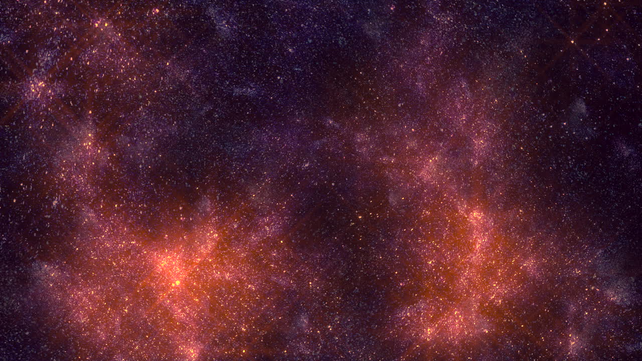 Una imagen detallada y con textura de un impresionante cielo estrellado con estrellas rojas y azules brillantes, que crea una vista celestial cautivadora e hipnótica