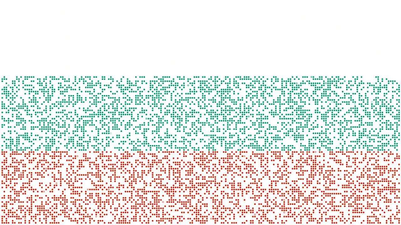 Flag of Bulgaria (dot flag, alpha channel)