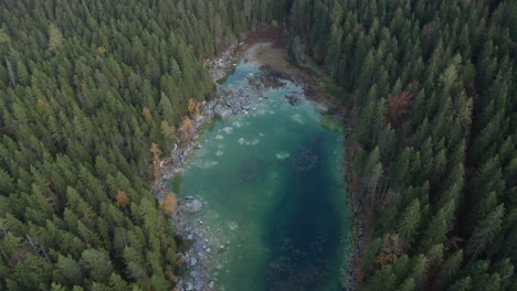 Bayern,-Eibsee-Lagune-Goldene-Stunde-|-4k-D-log-–-Perfekt-Für-Die-Farbkorrektur