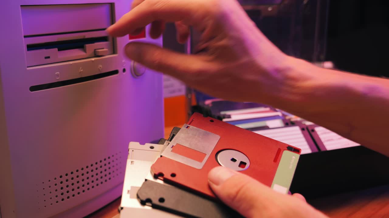 Loading Floppy Disks into a Vintage Computer