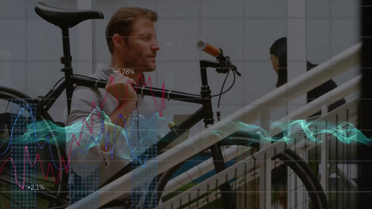 자전거를 들고 다니는 것보다 금융 데이터 처리의 애니메이션