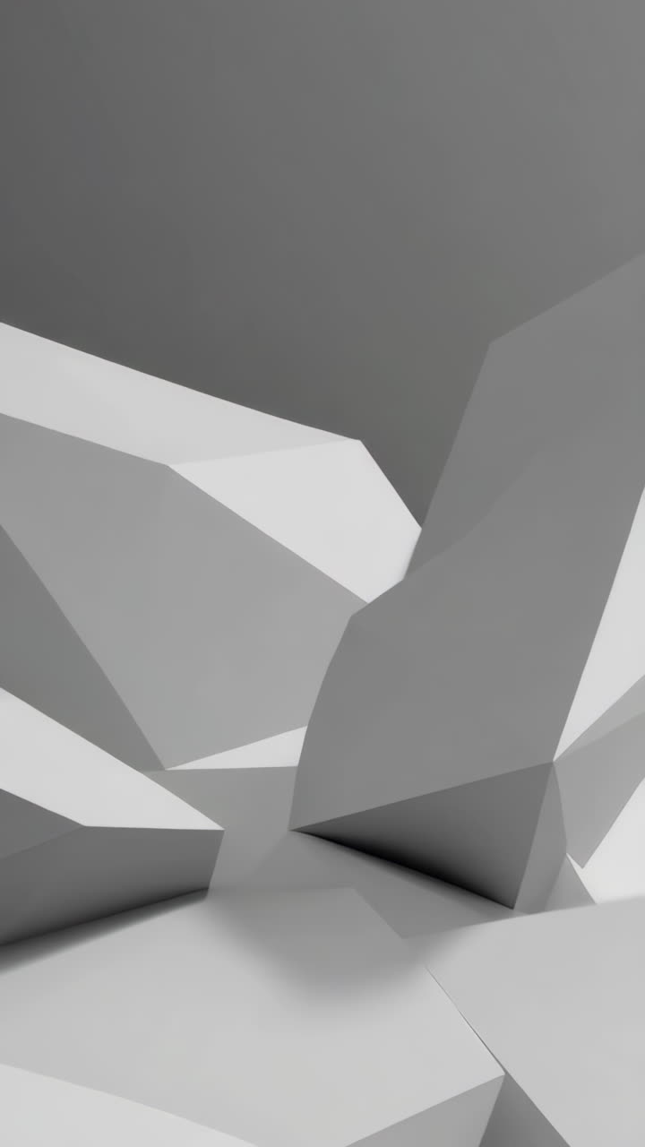 Abstract 3D Geometric Shapes Background