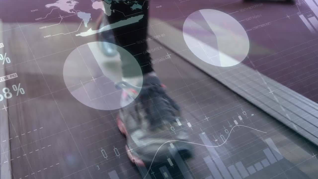 procesamiento de datos con persona de sección baja trabajando