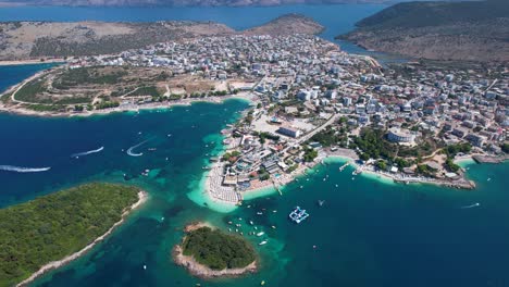 ksamil's allure: an amazing peninsula adorned with elegant hotels, pristine beaches, and the azure beauty of the sea, a coastal paradise