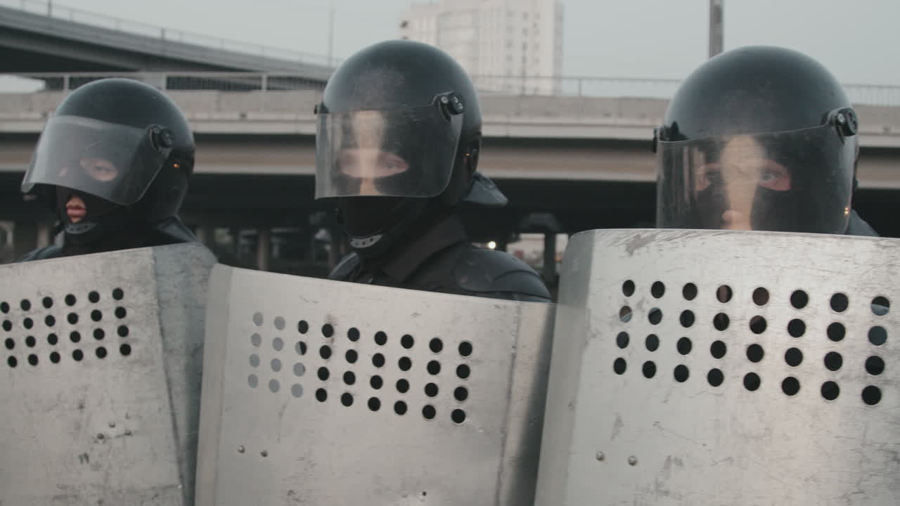 Riot Police with Shields