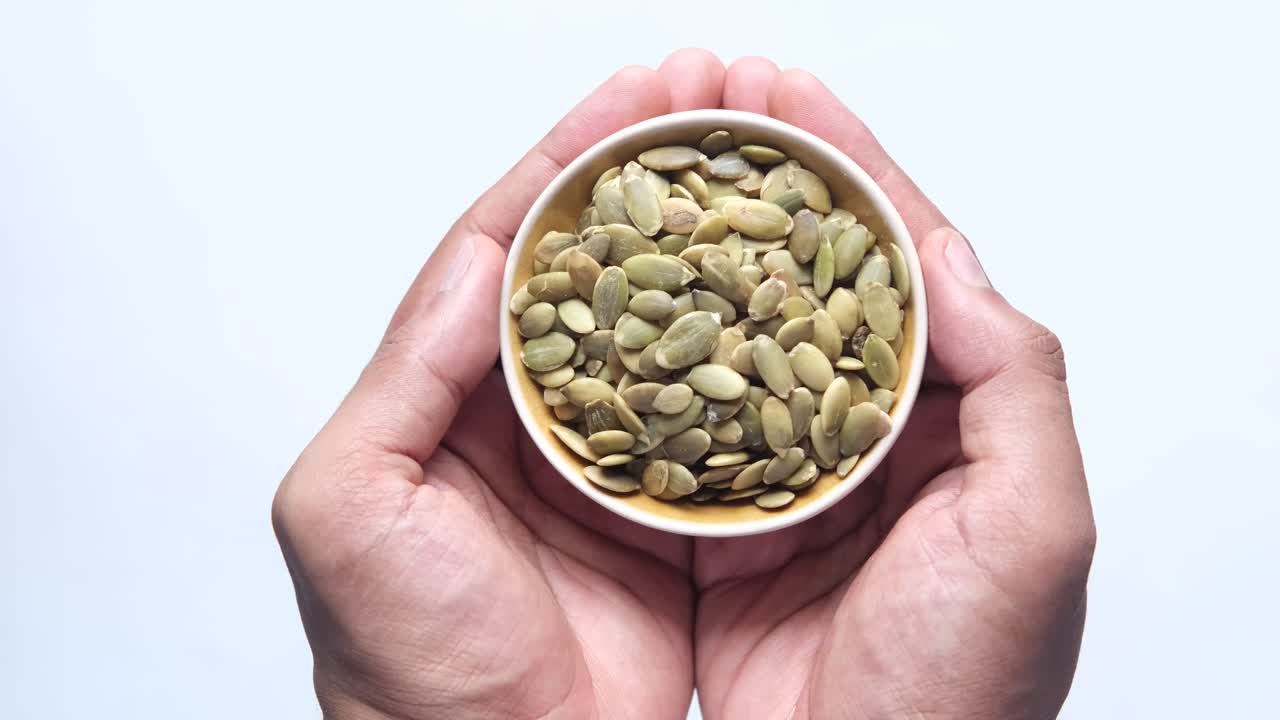 그에 넣은 호박 씨