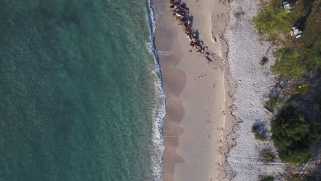 wave and breakwater made of stones